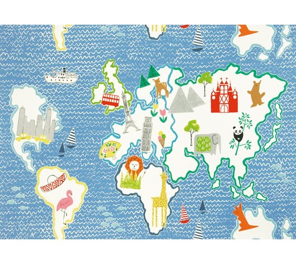 обои Designers Guild Around the world F1825-01 обои Designers Guild Around the world F1825-01
