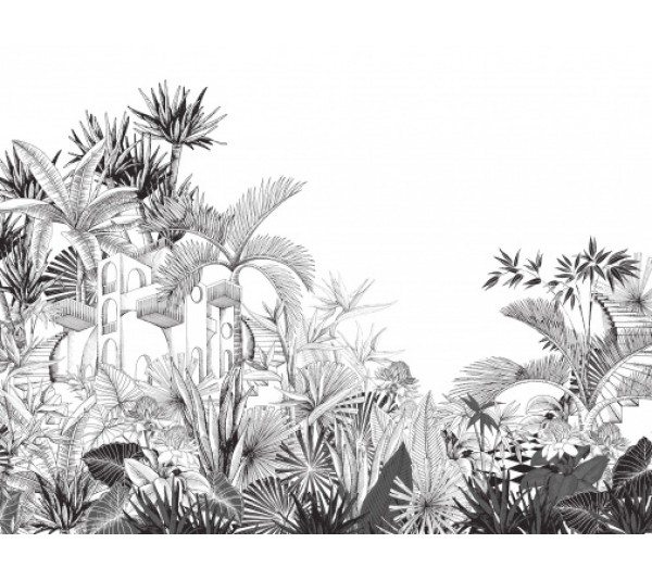 обои Rasch Tropical House 688153