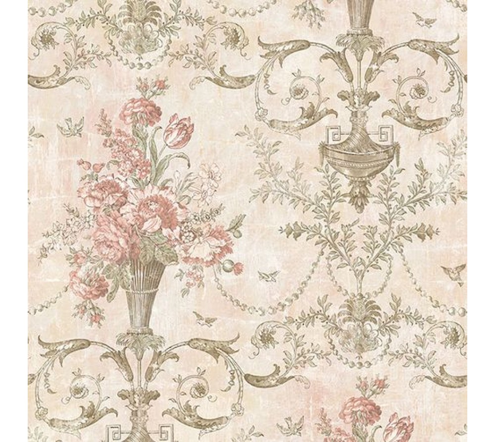 обои Wallquest Mayflower Champagne Florals    MF11401