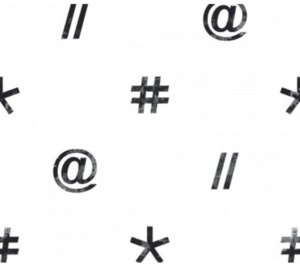 обои Parato Hashtag   11036