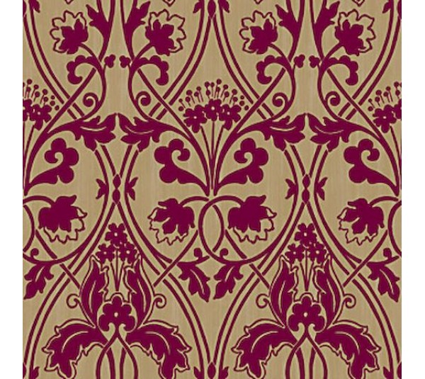 обои Casamance London ornementrouge