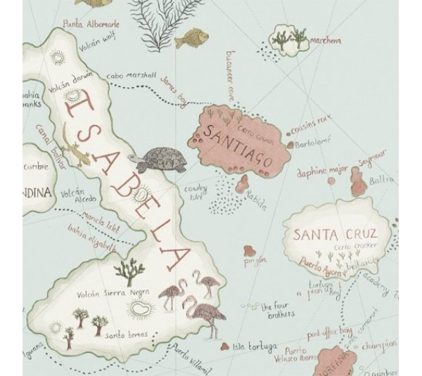 обои Sanderson Voyage of Discovery Wallpapers DVOY213364